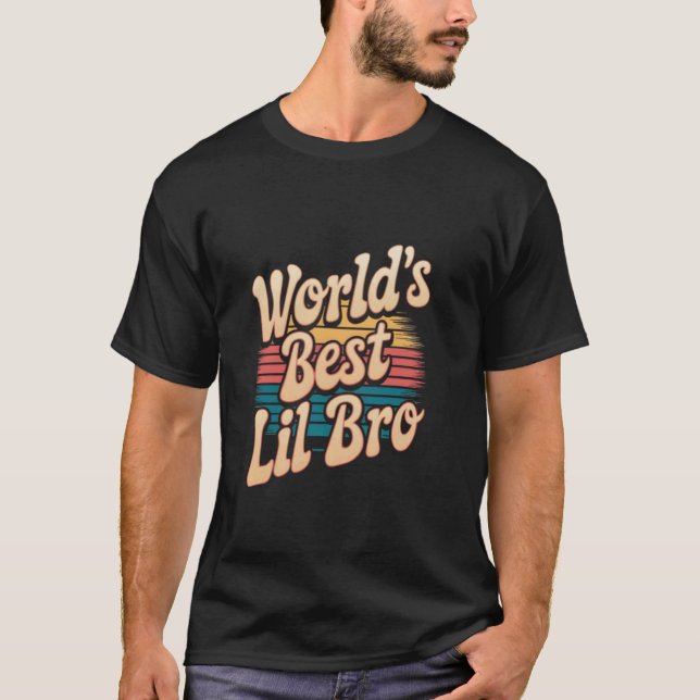 Världens Bästa Lilla Bror T Shirt (Framsida)