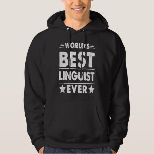 Världens bästa lingvist någonsin hoodie
