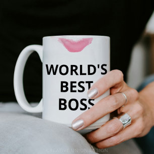 Världens bästa Lipstick-gåva från Chef för henne Kaffemugg