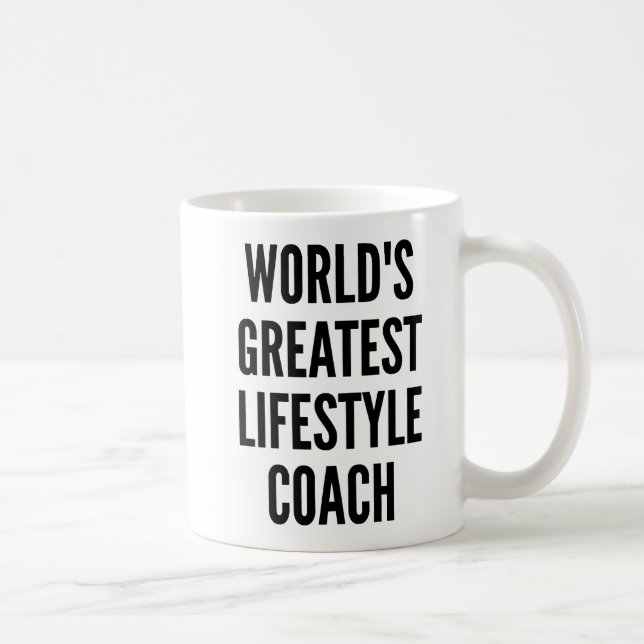 Världens bästa livsstil kaffemugg (Höger)