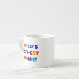 Världens bästa Ljusa färger gåvor av nonnie Espressomugg