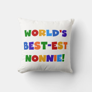 Världens bästa Ljusa färger gåvor av nonnie Kudde