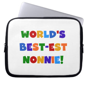 Världens bästa Ljusa färger gåvor av nonnie Laptop Sleeve