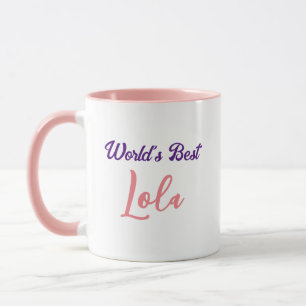 Världens bästa Lola-kaffe Mugg