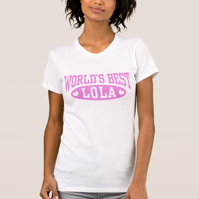 Världens bästa Lola Tee Shirt (Framsida)