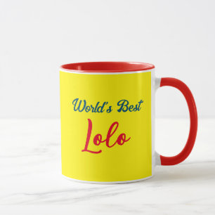 Världens bästa Lolo-kaffe Mugg