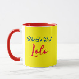 Världens bästa Lolo-kaffe Mugg