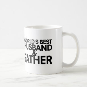 Världens bästa make och far kaffemugg