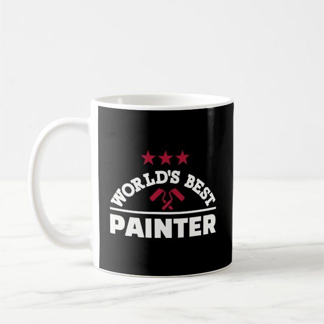 Världens bästa målare kaffemugg (Vänster)