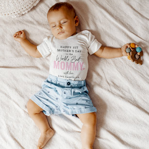 "Världens bästa Mamma 1:a Mors dag Keepsaki Baby T Shirt