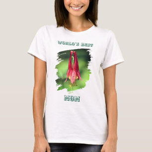 Världens Bästa Mamma Akvarieblomma  T Shirt