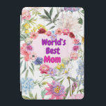 Världens bästa Mamma - Blommigt iPad Smart Cover iPad Mini Skydd<br><div class="desc">Fira den viktigaste kvinnan i ditt liv med detta vackert designade iPad Smart Cover! Med ett känsligt blommönster och det innersta budskapet "Världens bästa Mamma" gör fodral perfektens Mor dag-gåva. Snyggt,  skydd och mening är ett tänkbart sätt att visa din uppskattning varje dag.</div>