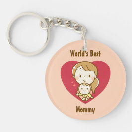 Världens bästa Mamma Cute Mors dag Kawaii-Tecknad