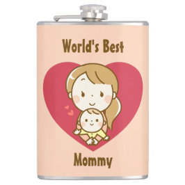 Världens bästa Mamma Cute Mors dag Kawaii-Tecknad Fickplunta
