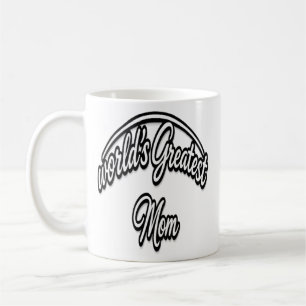 Världens Bästa Mamma Elegant Kursiv Design Kaffemugg