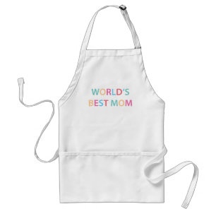 Världens bästa Mamma färgstark Förkläde