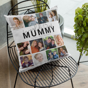 Världens Bästa Mamma   Fotokollage Kudde
