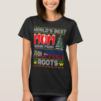 Världens Bästa Mamma Från Filippinerna Julpresent  T Shirt