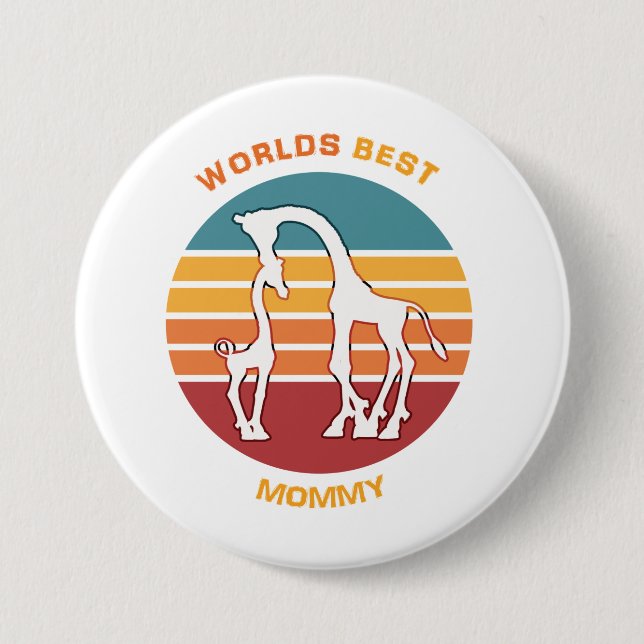 Världens bästa Mamma, Giraffes Knapp (Framsida)