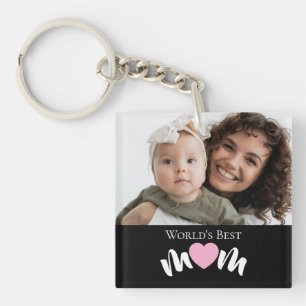 Världens Bästa Mamma Hjärtfoto Anpassad
