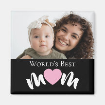 Världens Bästa Mamma Hjärtfoto Anpassad
