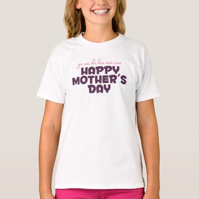 Världens bästa Mamma i Mors dag | Sleeve Shirt T-shirt (Framsida)