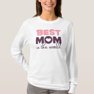 Världens bästa Mamma i Mors dag Sleeve Shirt Tröja