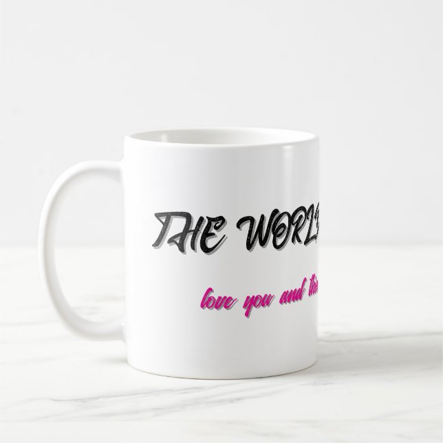 världens bästa mamma kaffemugg  (Vänster)