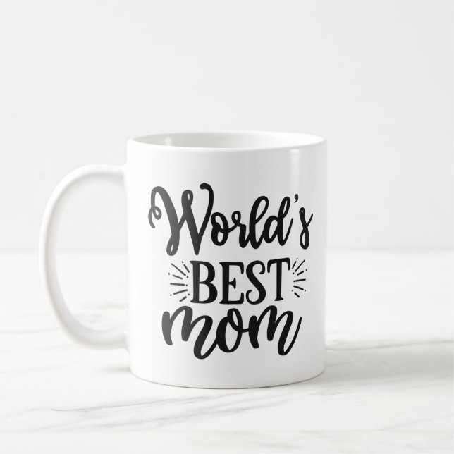 Världens bästa mamma kaffemugg (Vänster)