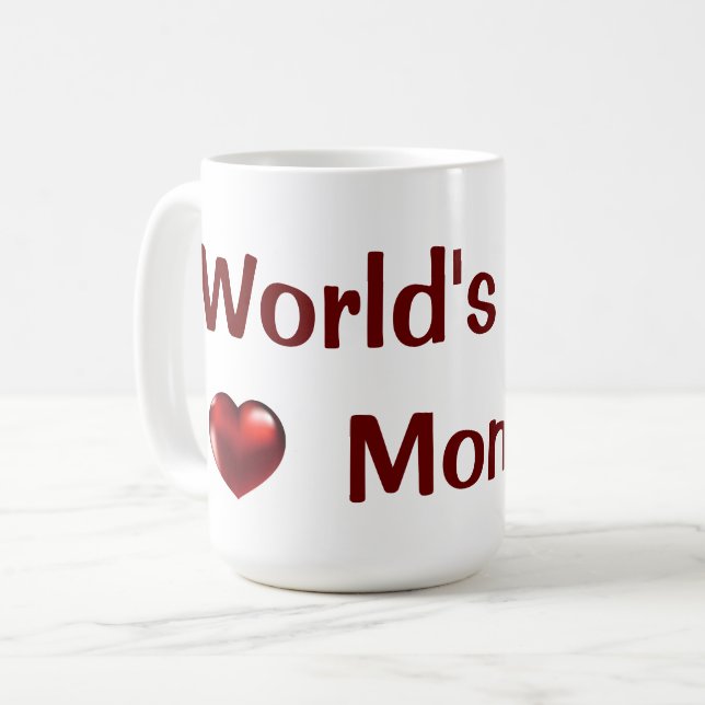 Världens bästa Mamma Kaffemugg (Framsida vänster)