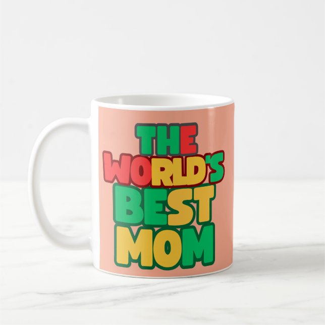 världens bästa mamma kaffemugg (Vänster)