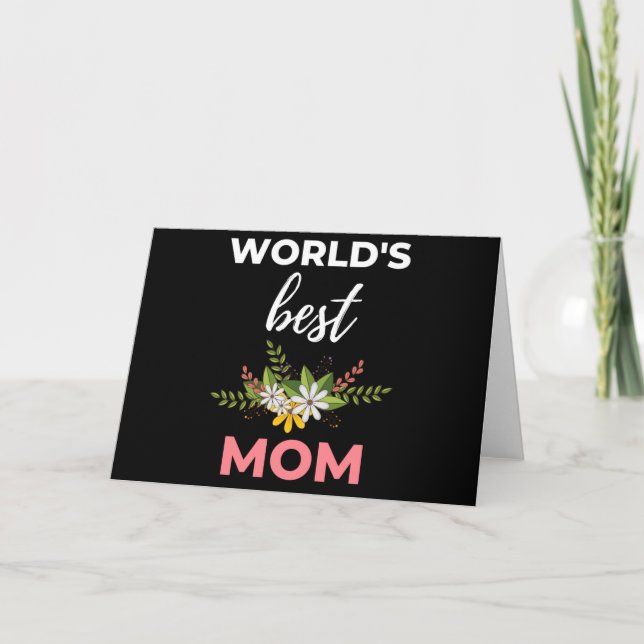 Världens Bästa Mamma Kort (Framsida)