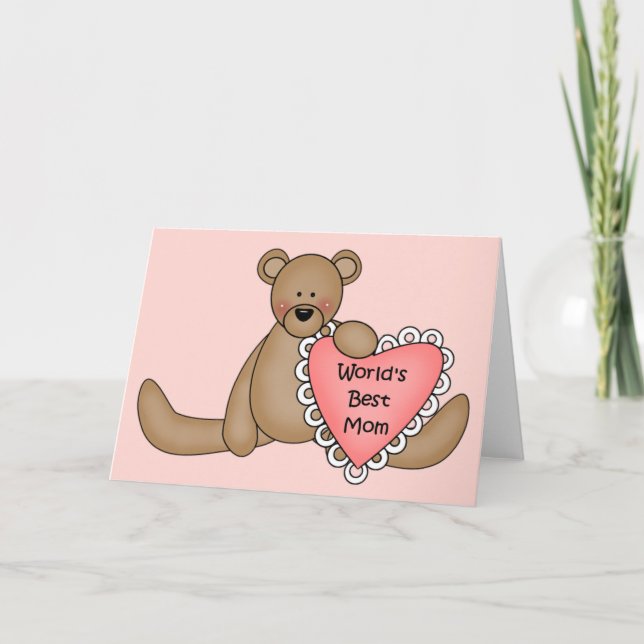 Världens bästa Mamma Kort (Framsida)