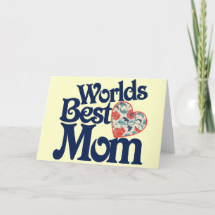 Världens bästa Mamma Kort
