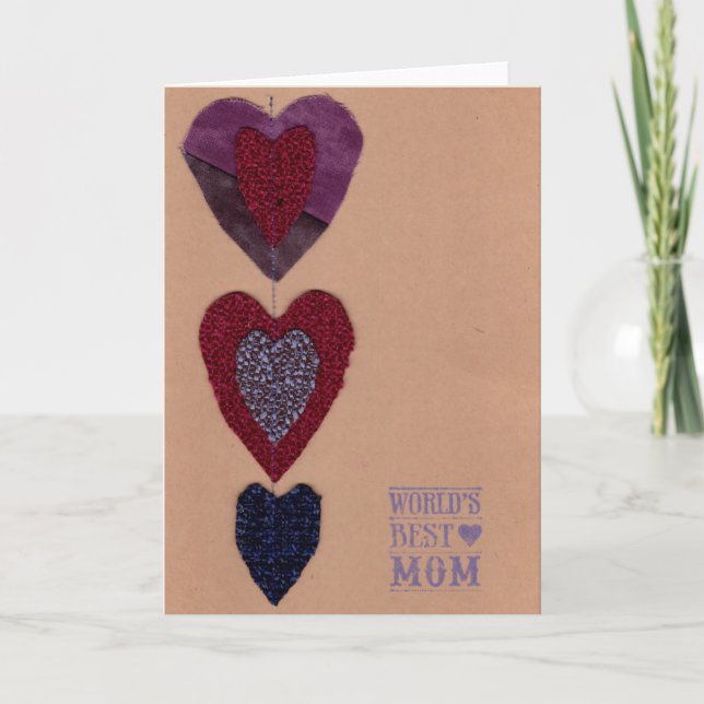 Världens bästa Mamma-kort Kort (Framsida)