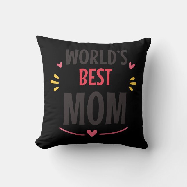 Världens bästa mamma  kudde (Framsida)