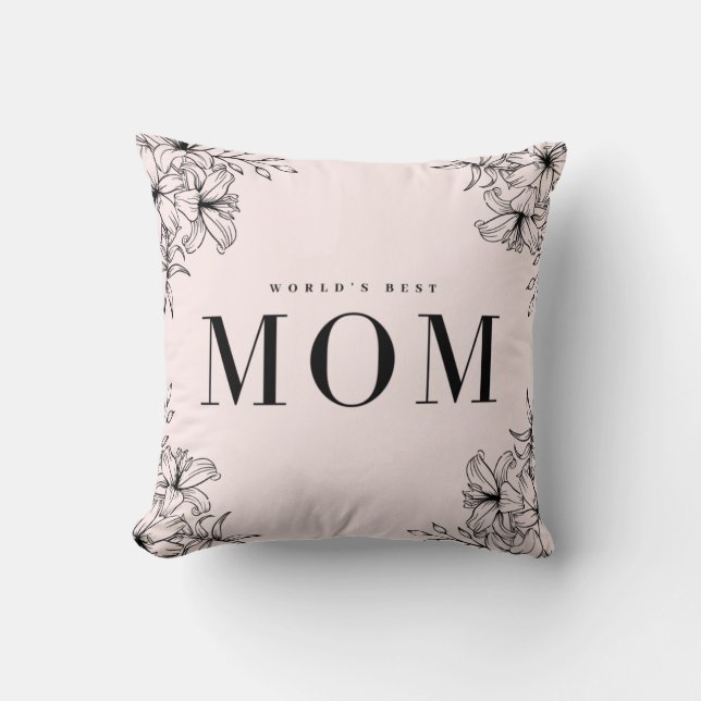 VÄRLDENS BÄSTA MAMMA KUDDE (Framsida)