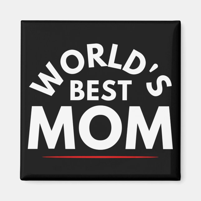 VÄRLDENS BÄSTA MAMMA MAGNET (Framsidan)
