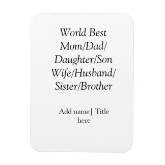 Världens bästa mamma make maka pappa dotter son magnet