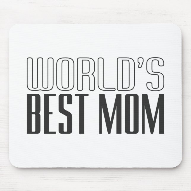 Världens bästa Mamma Mors dag | Mousepad Musmatta (Framsidan)