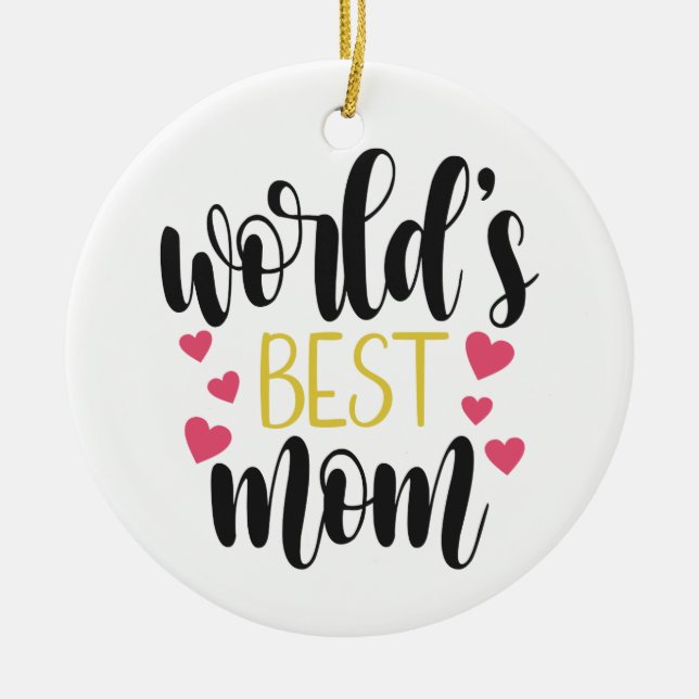 Världens bästa Mamma Mors dag | Ornament (Framsidan)