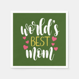 Världens bästa Mamma Mors dag | Pappersservett