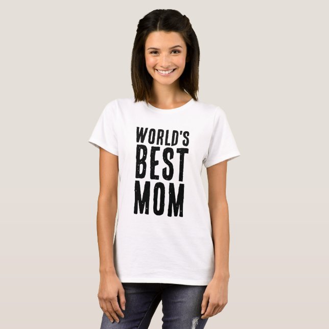 VÄRLDENS BÄSTA MAMMA, MORS DAG T-SHIRT (Hel framsida)