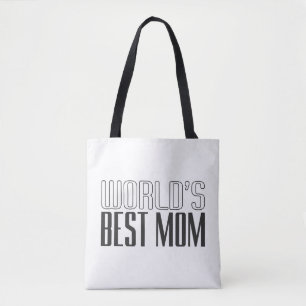 Världens bästa Mamma-Mors dag  Teckenblock Tygkasse