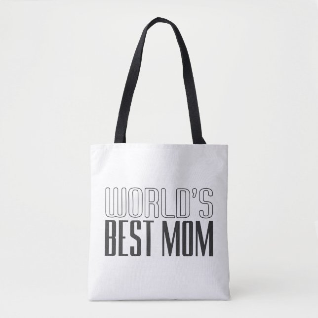 Världens bästa Mamma-Mors dag| Teckenblock Tygkasse (Framsida)