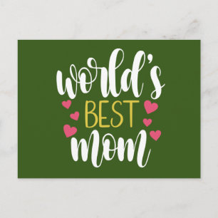 Världens bästa Mamma Mors dag   vykort