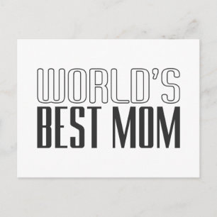 Världens bästa Mamma Mors dag   vykort