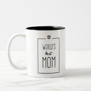 Världens bästa Mamma Mugg, Mors dag-gåva Två-Tonad Mugg