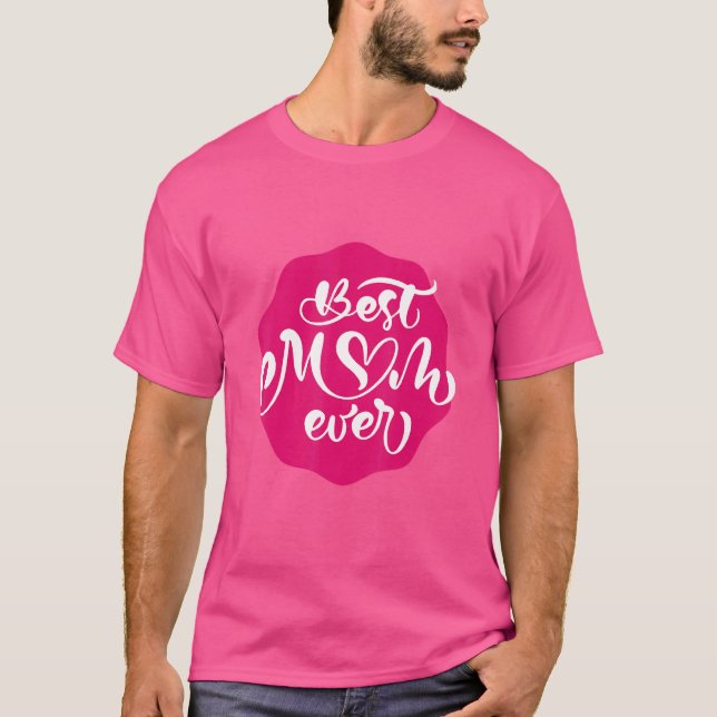 Världens bästa Mamma någonsin T Shirt (Framsida)