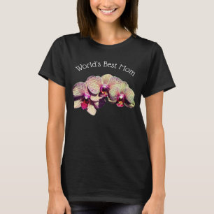 Världens bästa Mamma-orkidéblommor T Shirt